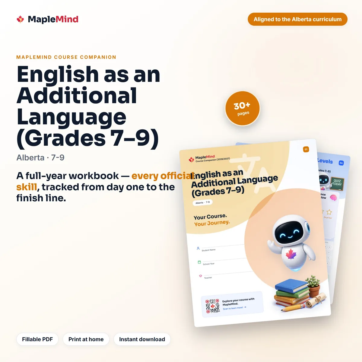 English as an Additional Language (Grades 7–9) Course Companion cover