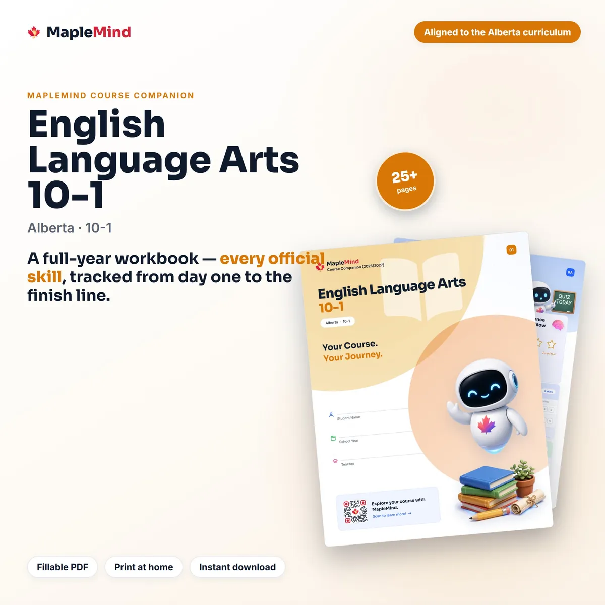 English Language Arts 10-1 Course Companion workbook cover