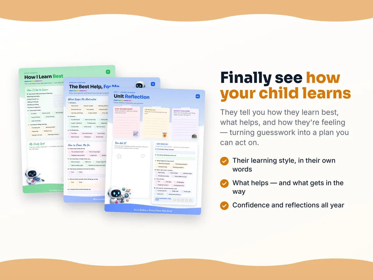 How I learn best — study habits and student reflection pages in the English Language Arts 2 workbook