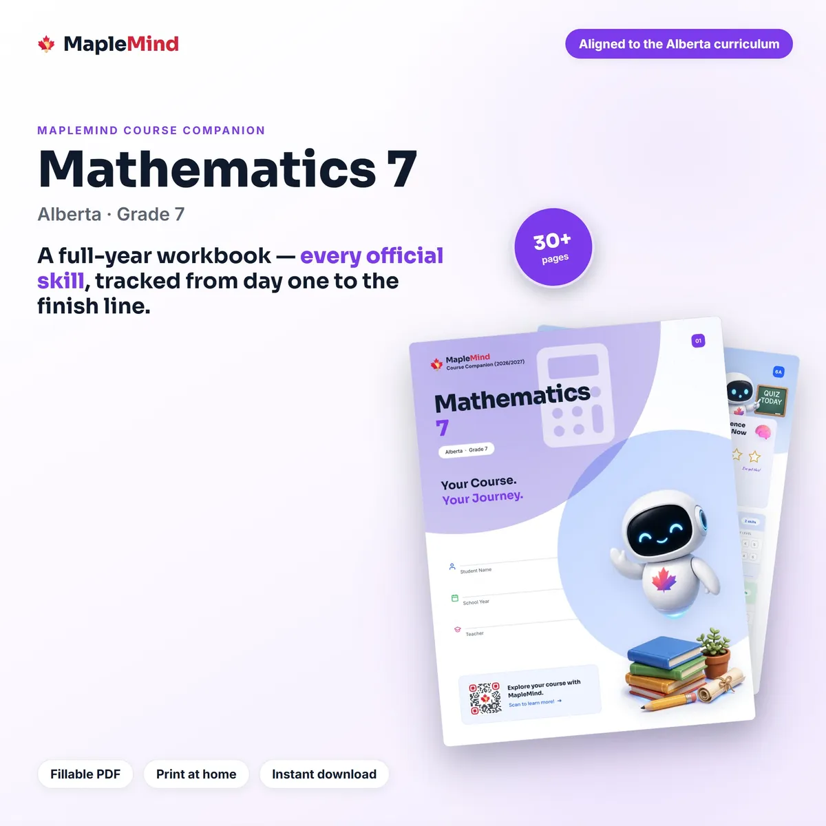 Mathematics 7 Course Companion workbook cover