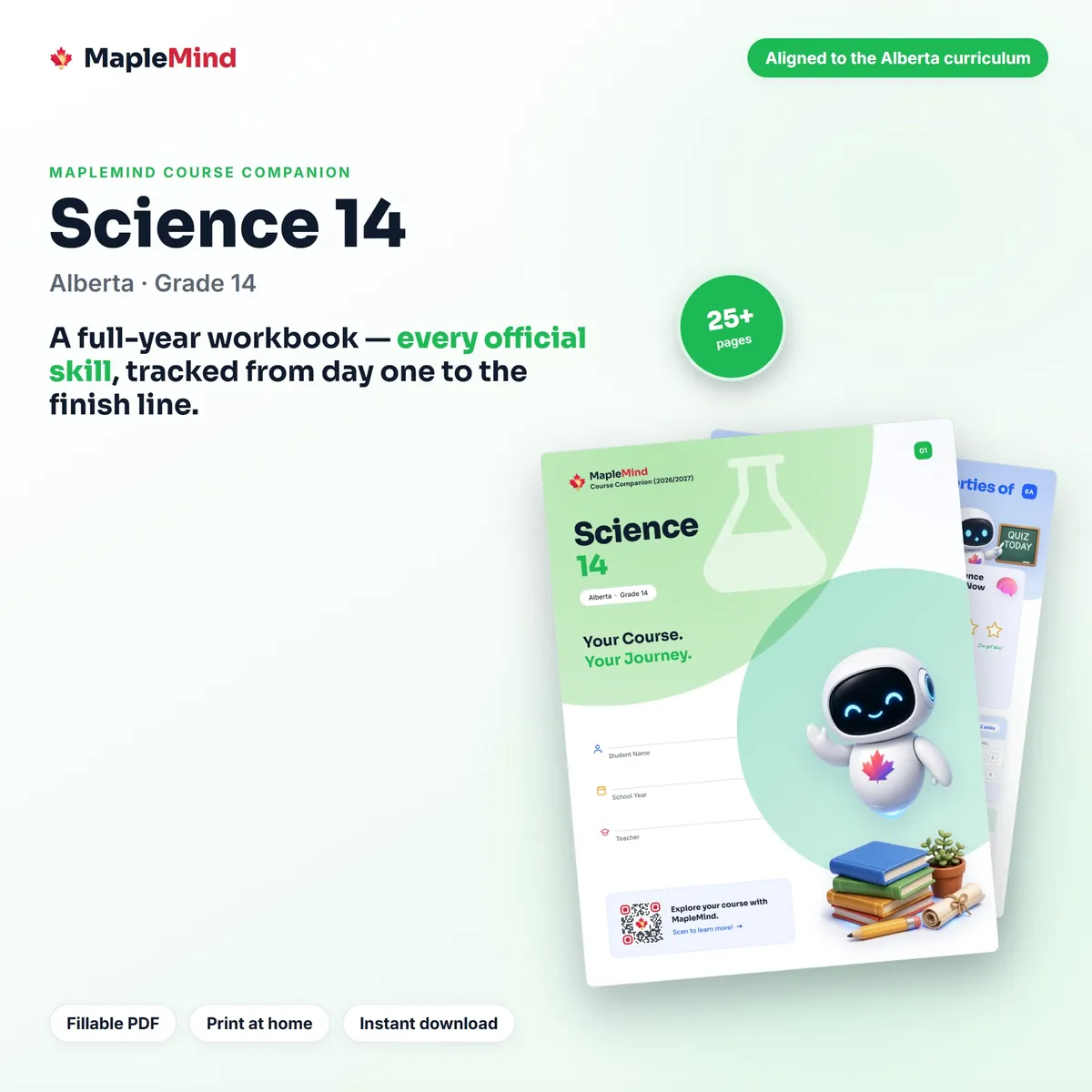 Science 14 Course Companion workbook cover
