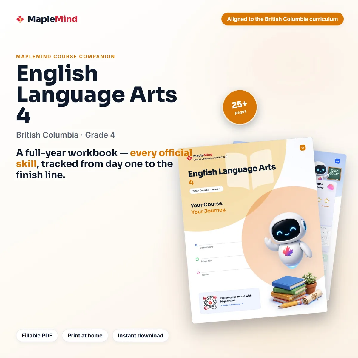 English Language Arts 4 Course Companion workbook cover