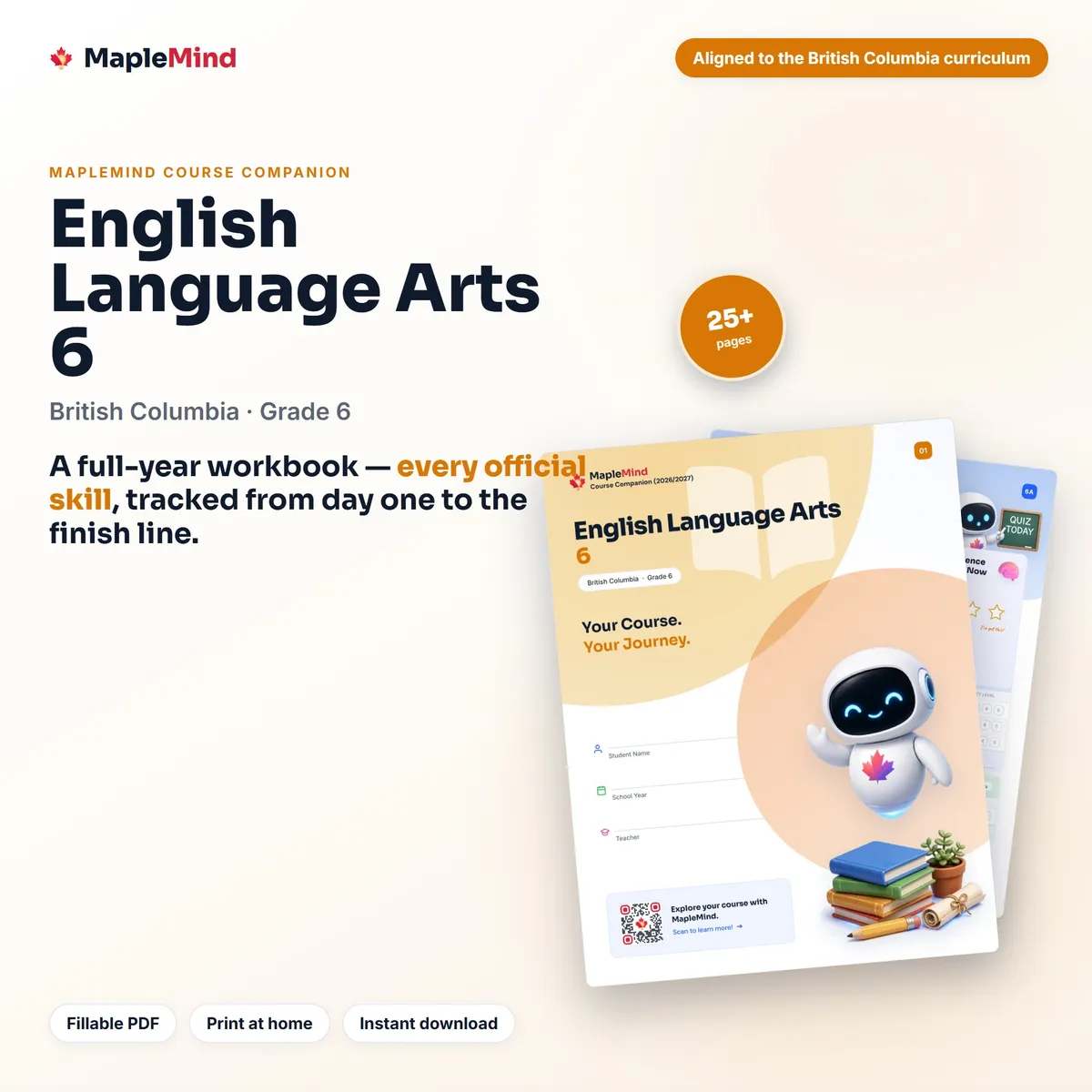 English Language Arts 6 Course Companion workbook cover