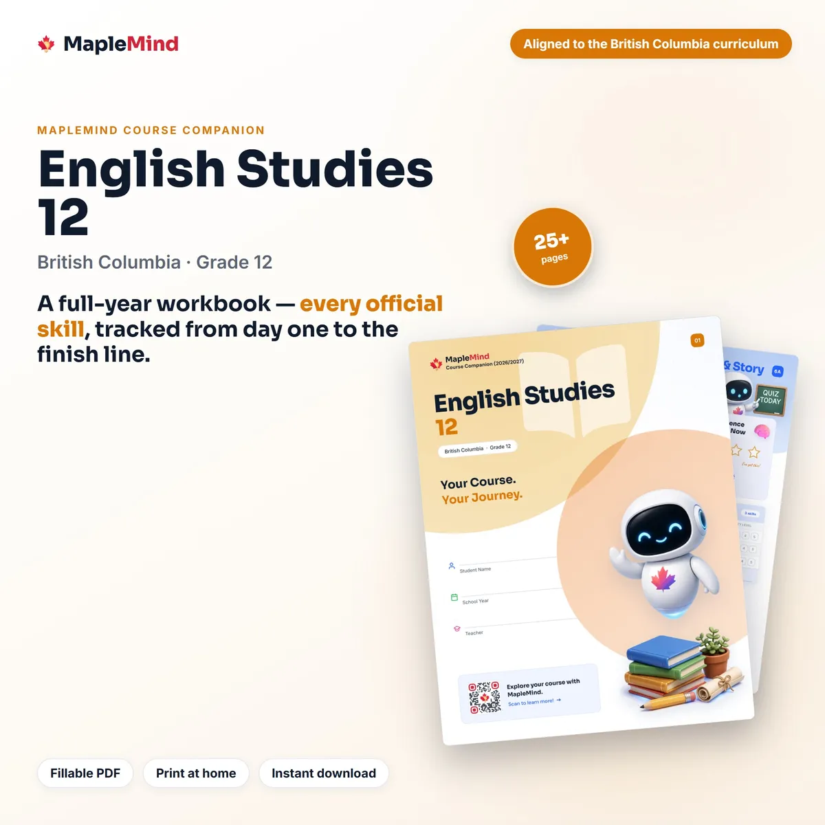 English Studies 12 Course Companion workbook cover