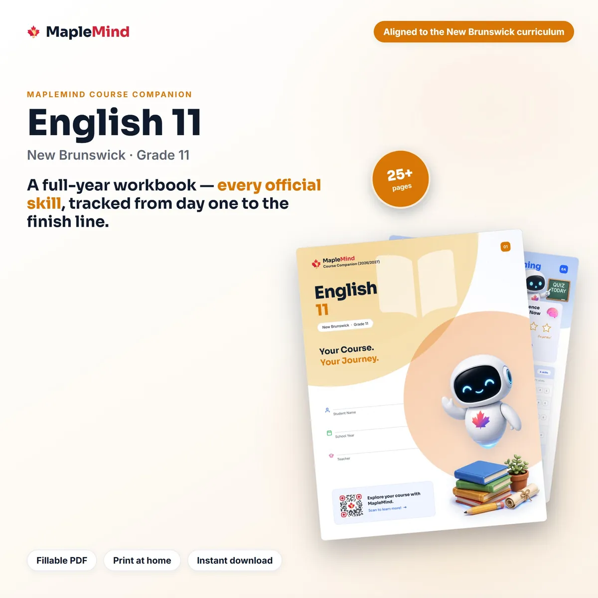 English 11 Course Companion workbook cover
