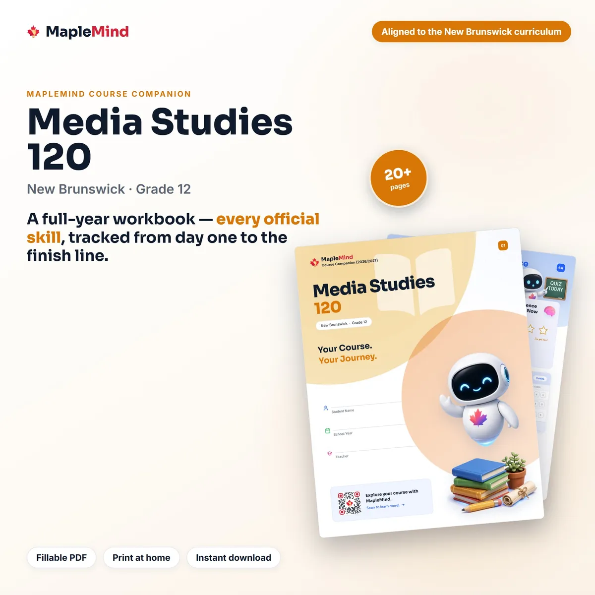 Media Studies 120 Course Companion workbook cover