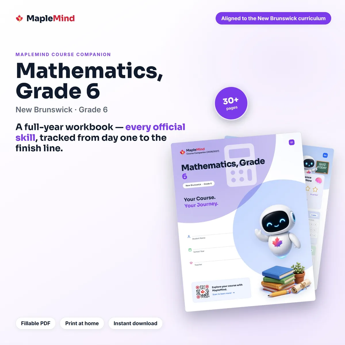 Mathematics, Grade 6 Course Companion workbook cover