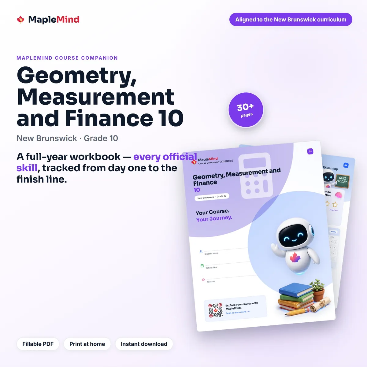 Geometry, Measurement and Finance 10 Course Companion workbook cover