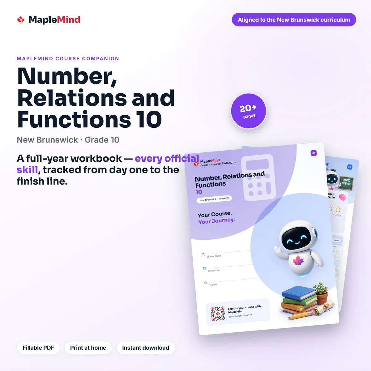Number, Relations and Functions 10 Course Companion workbook cover