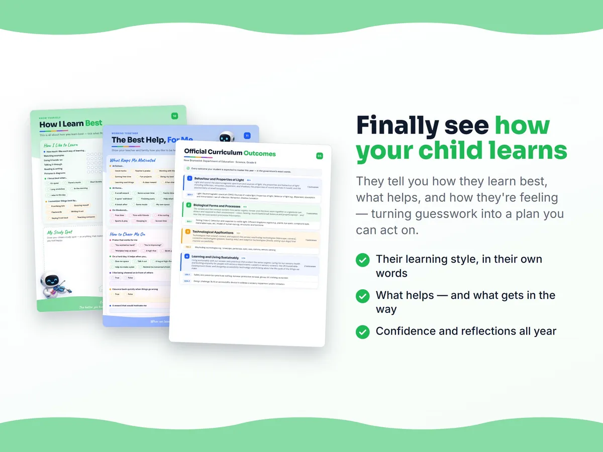 How I learn best — study habits and student reflection pages in the Science, Grade 6 workbook