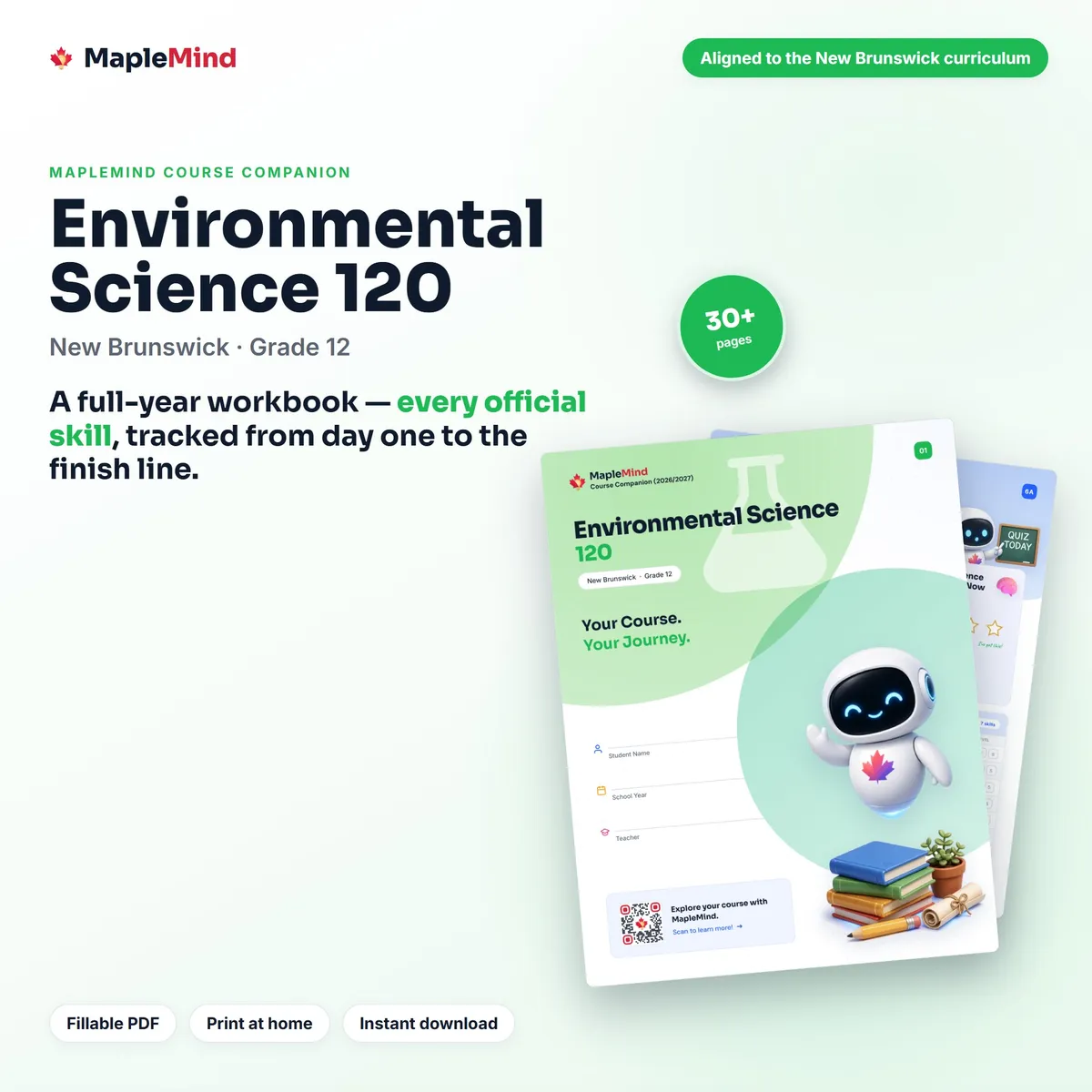 Environmental Science 120 Course Companion workbook cover