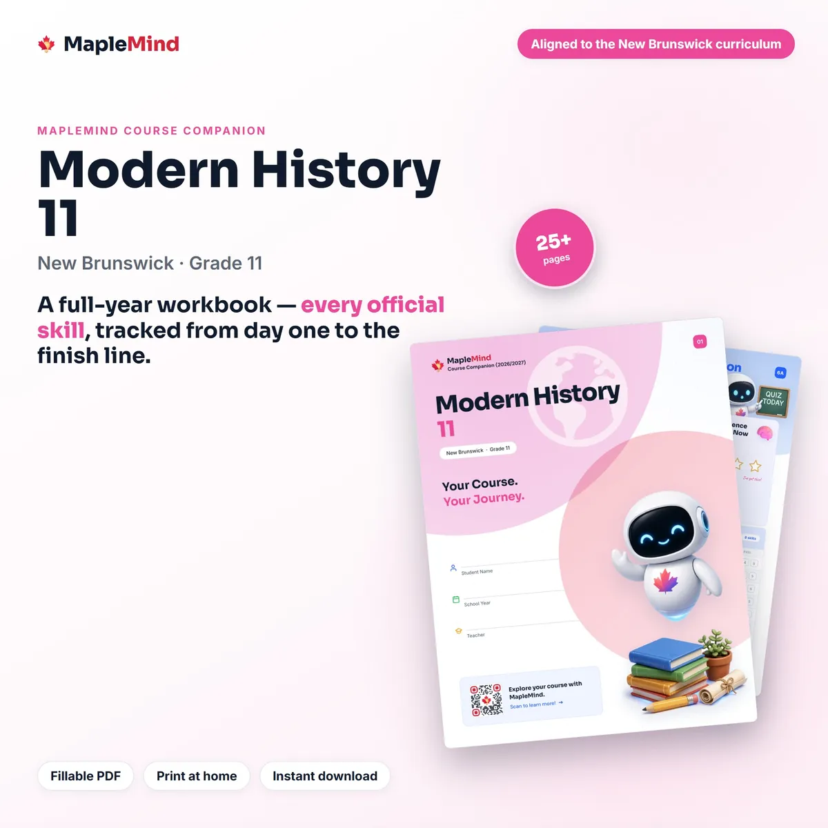 Modern History 11 Course Companion workbook cover