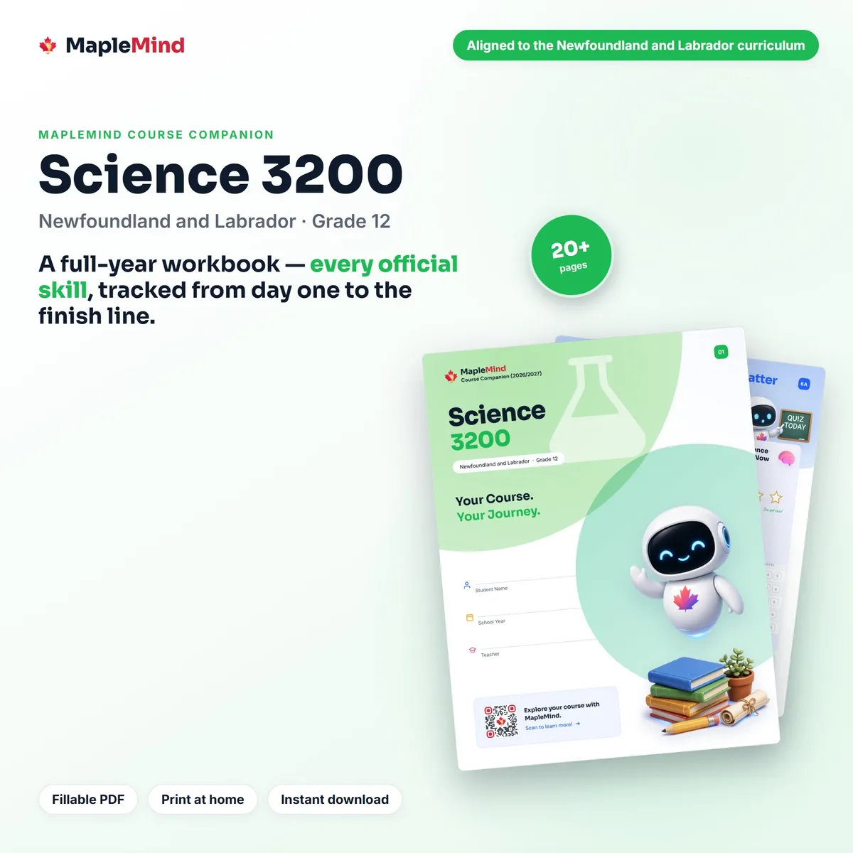 Science 3200 Course Companion workbook cover