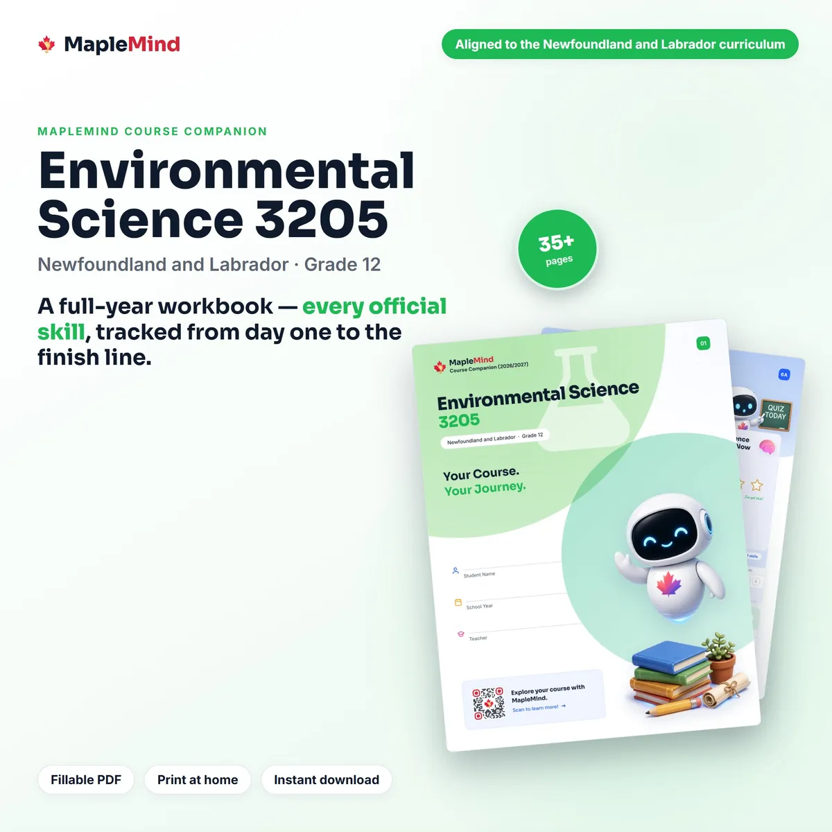 Environmental Science 3205 Course Companion workbook cover