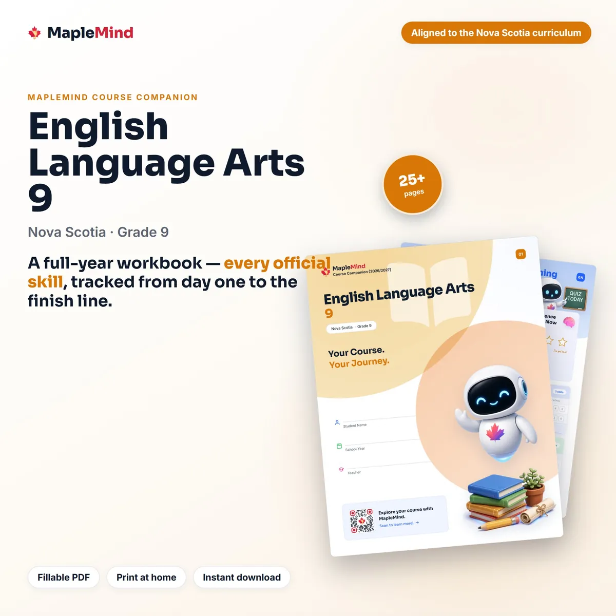 English Language Arts 9 Course Companion workbook cover