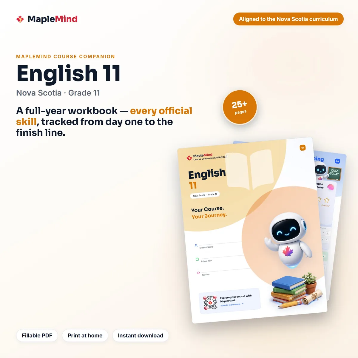 English 11 Course Companion workbook cover