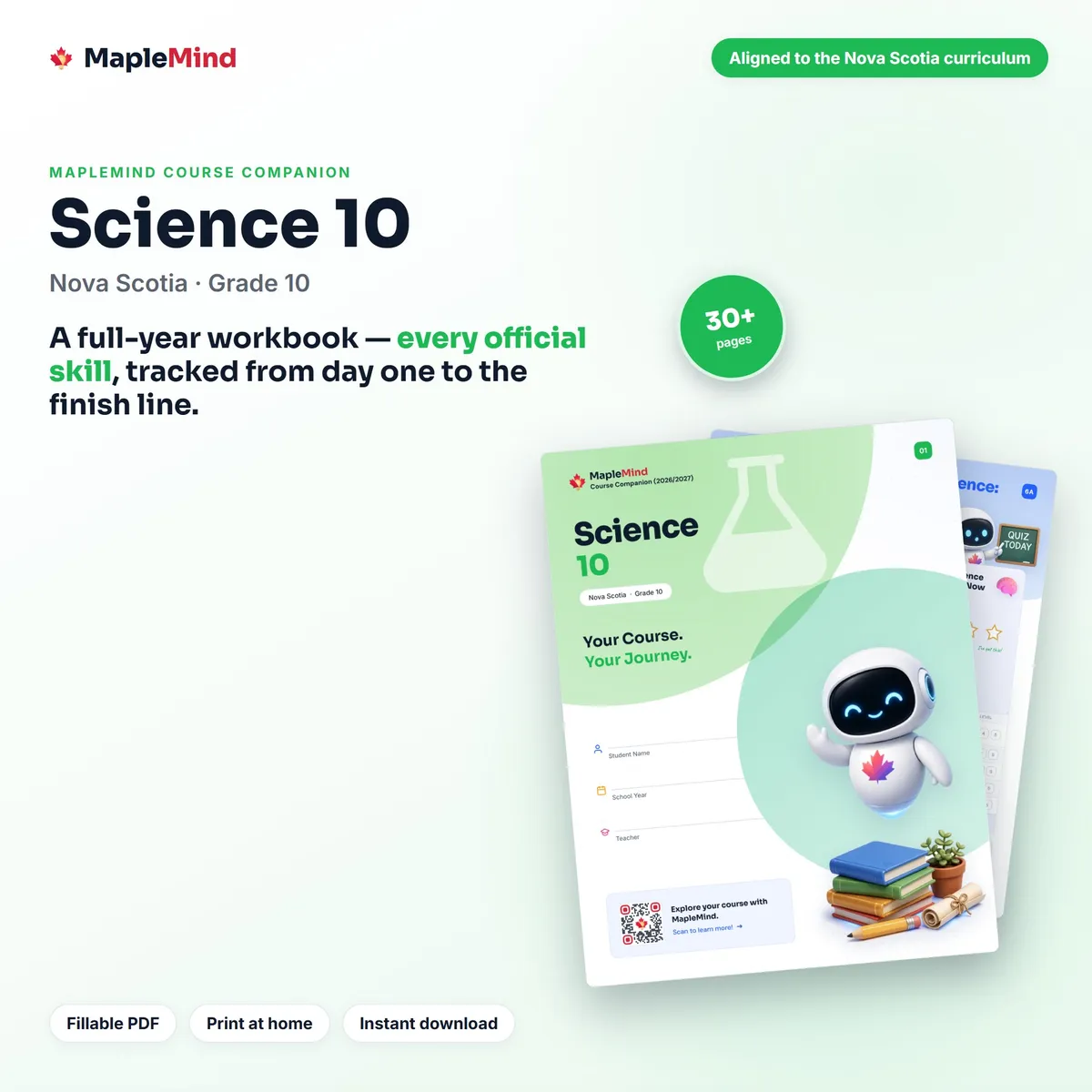Science 10 Course Companion workbook cover
