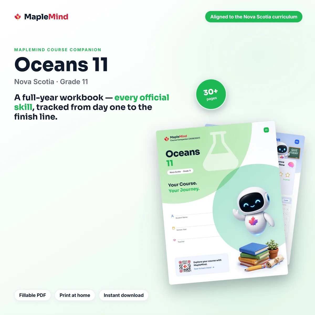 Oceans 11 Course Companion workbook cover