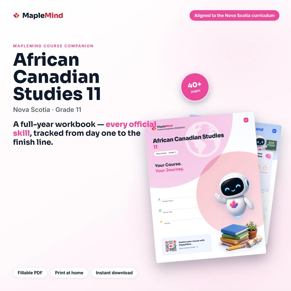 African Canadian Studies 11 Course Companion workbook cover