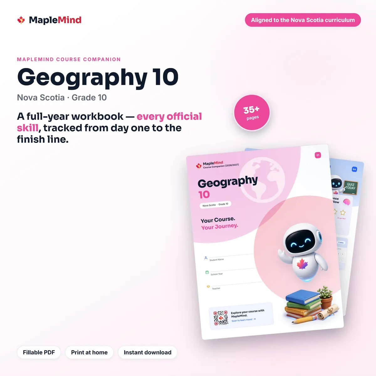 Geography 10 Course Companion workbook cover