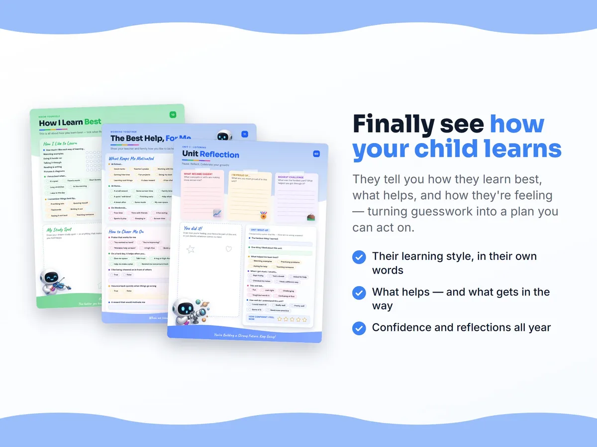 How I learn best — study habits and student reflection pages in the Core French, Grade 11, University Preparation workbook
