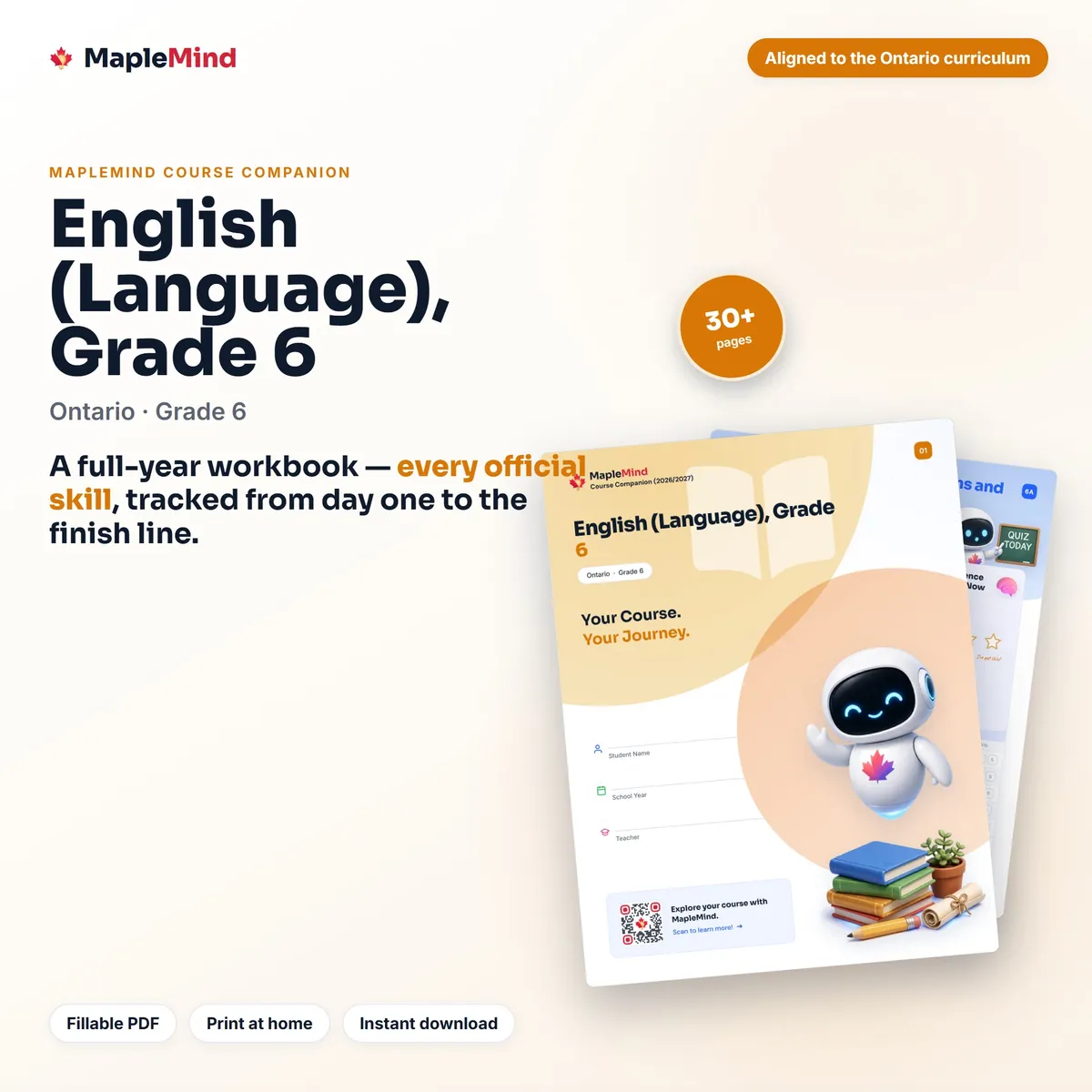 English (Language), Grade 6 Course Companion workbook cover