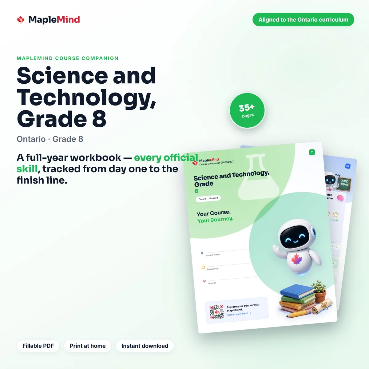 Science and Technology, Grade 8 Course Companion workbook cover