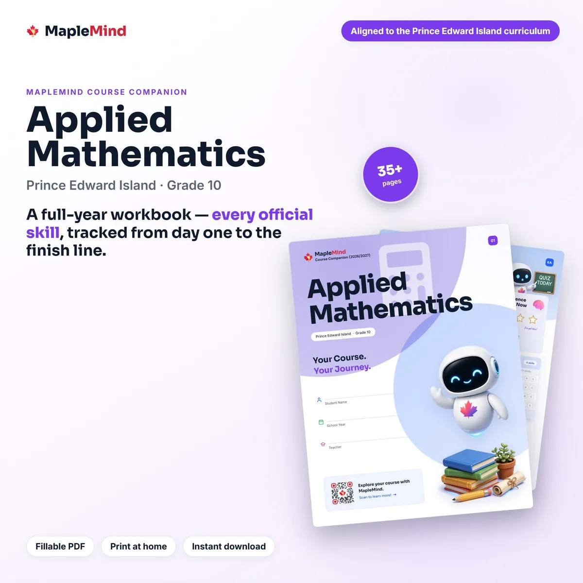 Applied Mathematics Course Companion workbook cover