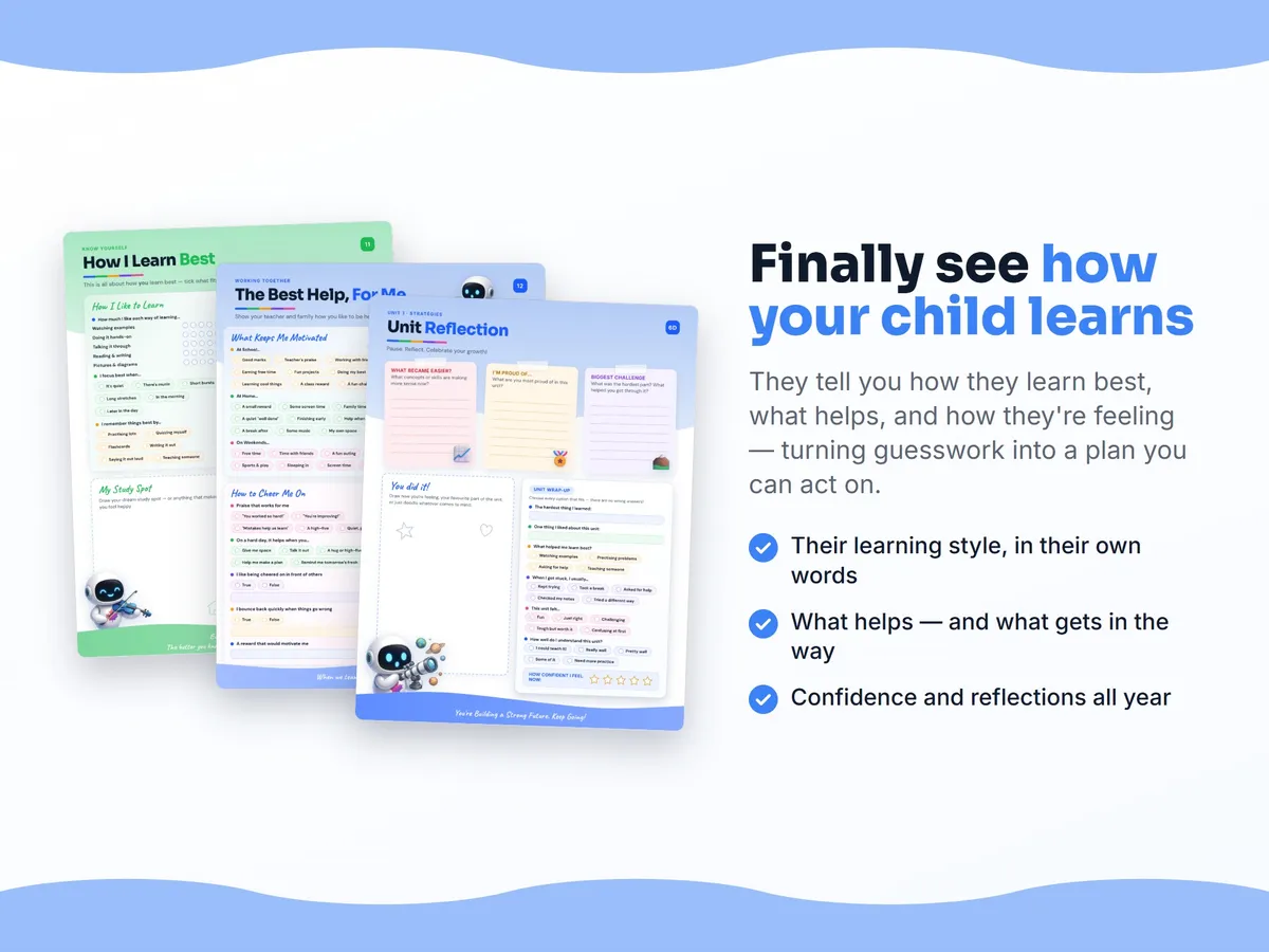 How I learn best — study habits and student reflection pages in the Français, langue seconde (Core), Grade 2 workbook