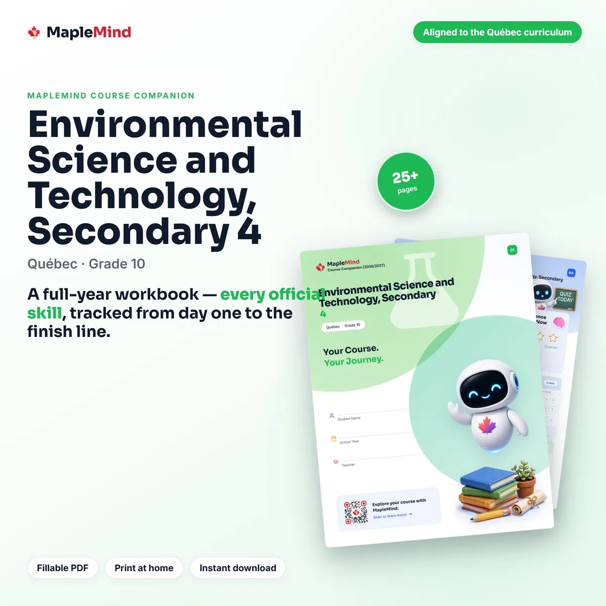 Environmental Science and Technology, Secondary 4 Course Companion workbook cover