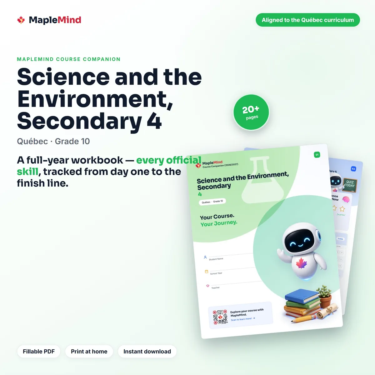 Science and the Environment, Secondary 4 Course Companion workbook cover