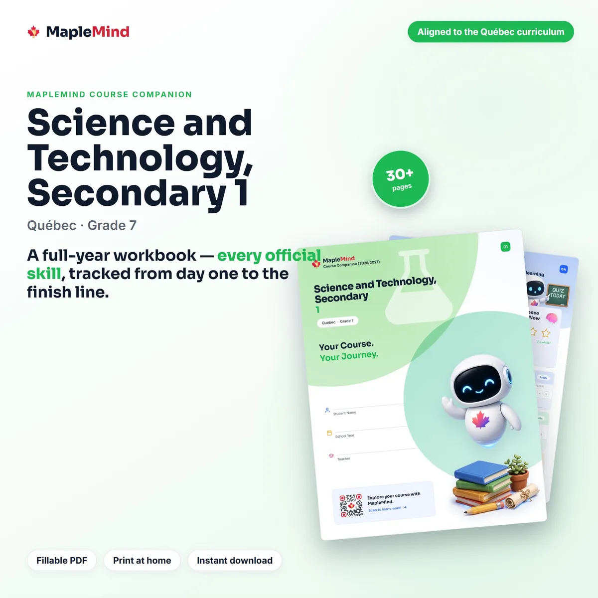 Science and Technology, Secondary 1 Course Companion workbook cover