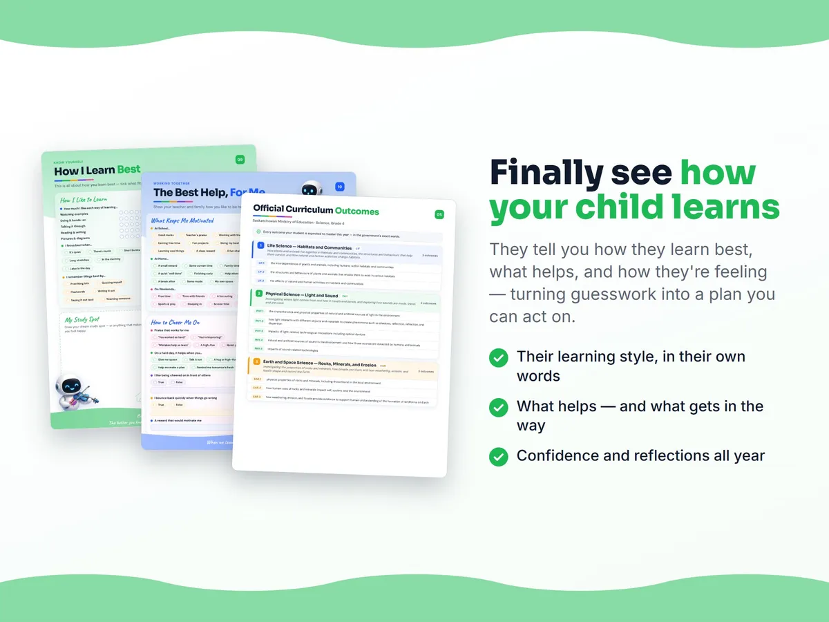 How I learn best — study habits and student reflection pages in the Science, Grade 4 workbook