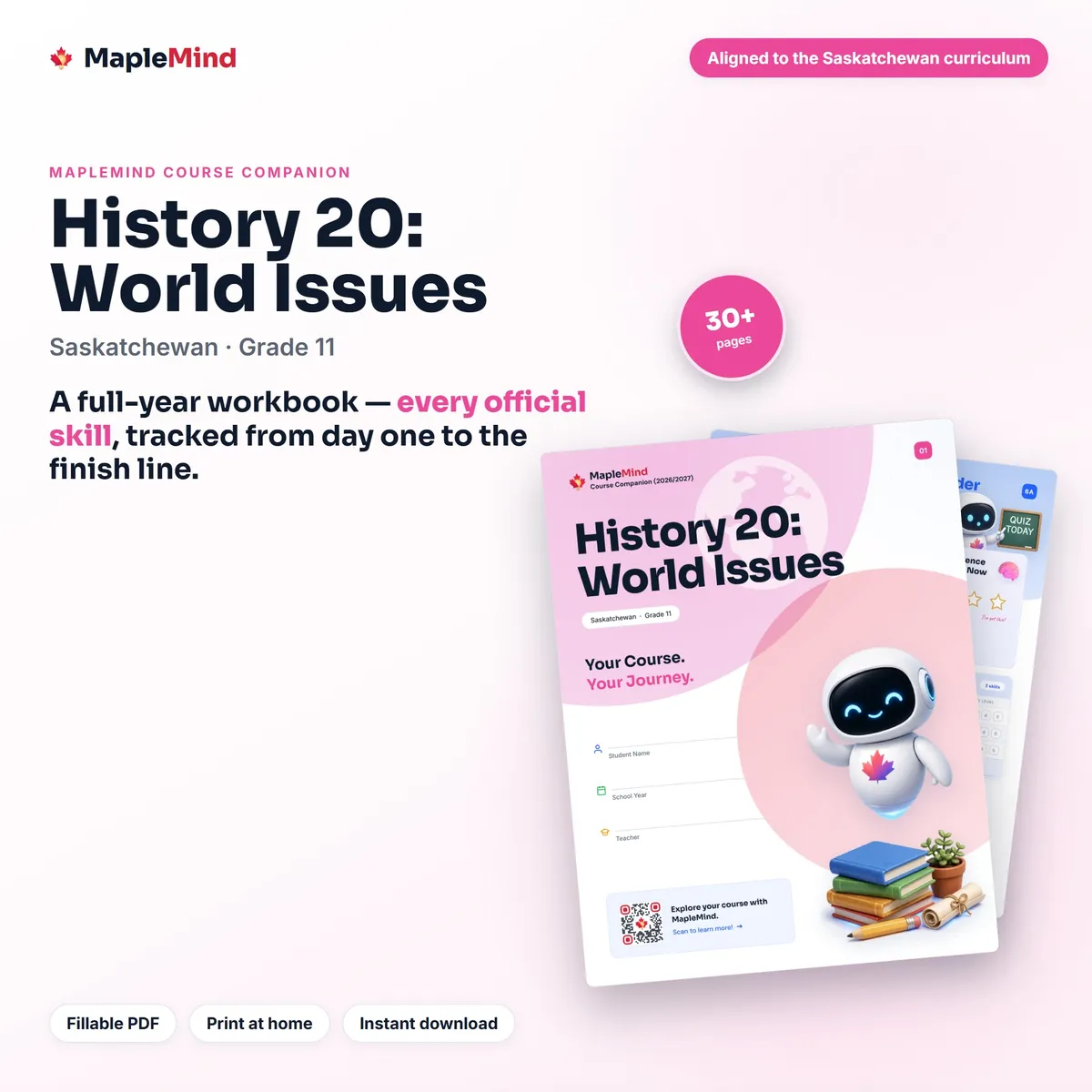 History 20: World Issues Course Companion workbook cover