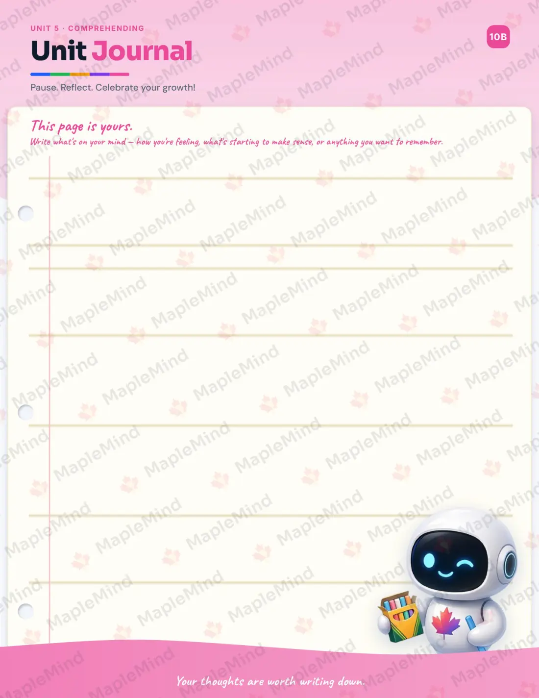 Page 19 of 33 from the English Language Arts 8 Nova Scotia Course Companion — skills tracker with before and after self-assessment