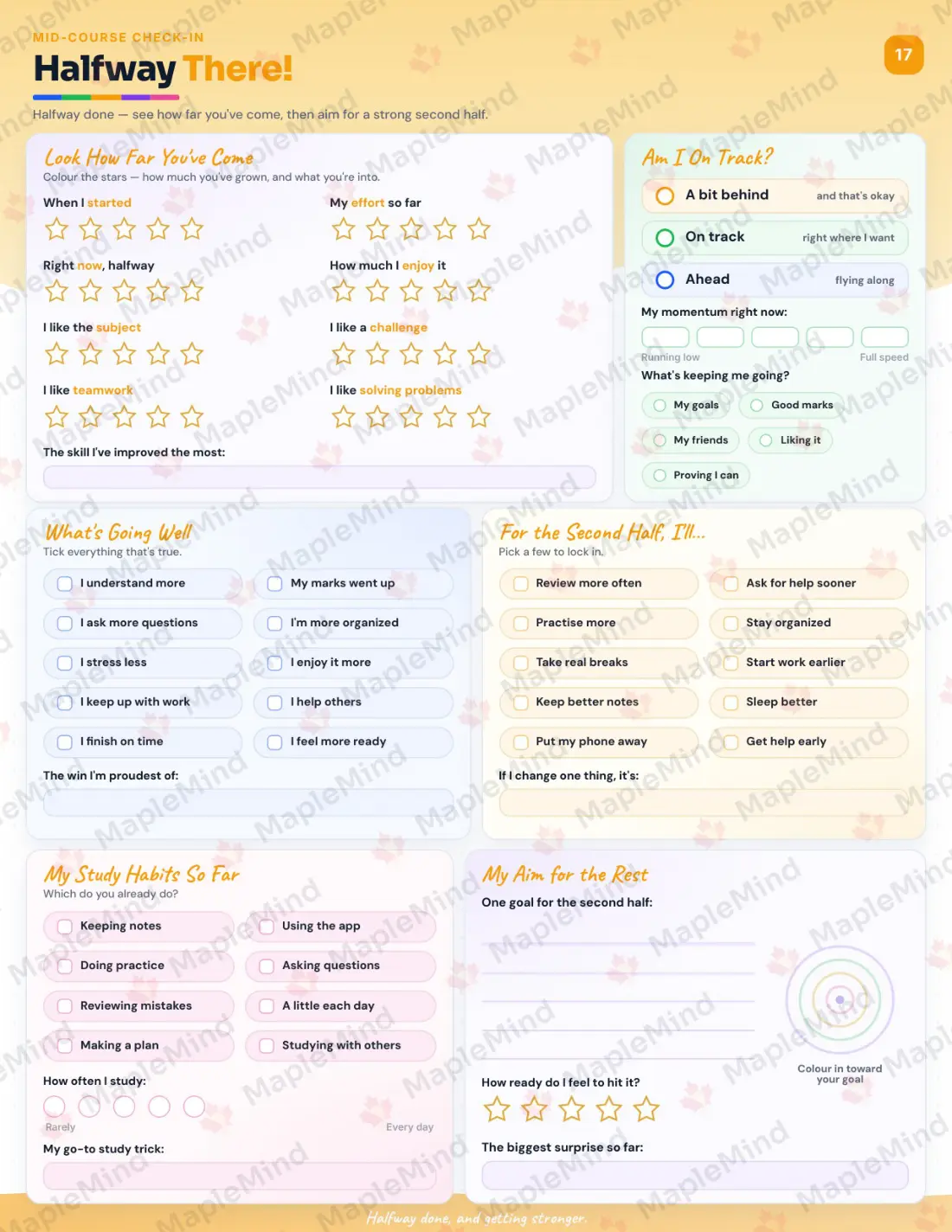 Page 28 of 31 from the Mathematics, Grade 2 Nova Scotia Course Companion — mid-year check-in and parent-teacher conference pages